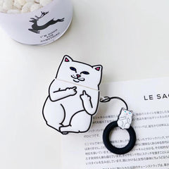 Cartoon Cat AirPods Case - Uluu Rush