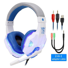 Led Light Wired Gamer Headset - Uluu Rush