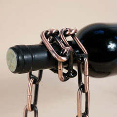 Magic Iron Chain Wine Bottle Holder - Uluu Rush