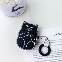 Cartoon Cat AirPods Case - Uluu Rush