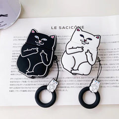 Cartoon Cat AirPods Case - Uluu Rush