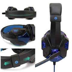 Led Light Wired Gamer Headset - Uluu Rush