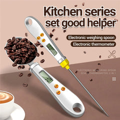 2-in-1 Digital Kitchen Spoon Scale with LCD Display