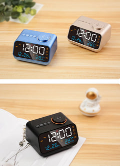 Modern FM Radio LED Alarm Clock for Bedside Wake Up