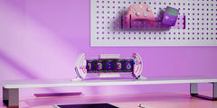 Cute Gaming Digital Clock Informative Pixel Art Display for Gamers