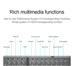 Mini Folding Wireless Keyboard