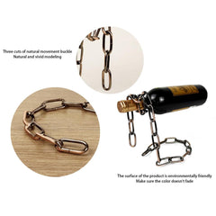 Magic Iron Chain Wine Bottle Holder - Uluu Rush