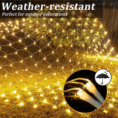 Net Mesh Solar Fairy Lights - Uluu Rush