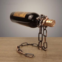 Magic Iron Chain Wine Bottle Holder - Uluu Rush