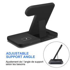 3in1 Wireless Fast Charger Dock Station - Uluu Rush