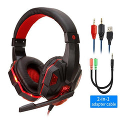 Led Light Wired Gamer Headset - Uluu Rush