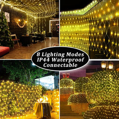 Net Mesh Solar Fairy Lights - Uluu Rush