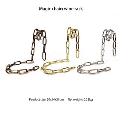 Magic Iron Chain Wine Bottle Holder - Uluu Rush