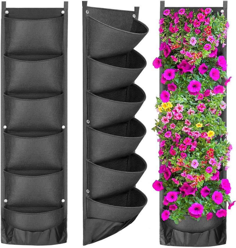 Vertical Hanging Garden Flower Pots - Uluu Rush