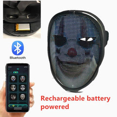 Bluetooth Light Up LED Mask - Uluu Rush