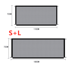 Black Foldable Protection Pet Safety Gate - Uluu Rush