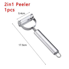 Stainless Steel Kitchen Vegetable Peeler - Uluu Rush